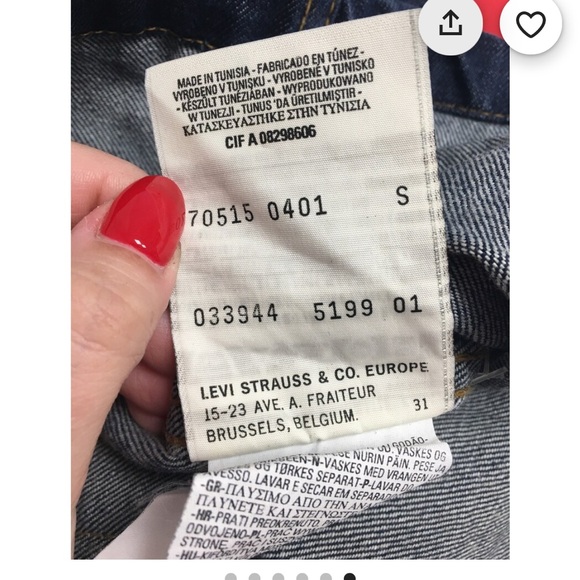 Levi 70515 rare vintage railroad jacket - Picture 8 of 9